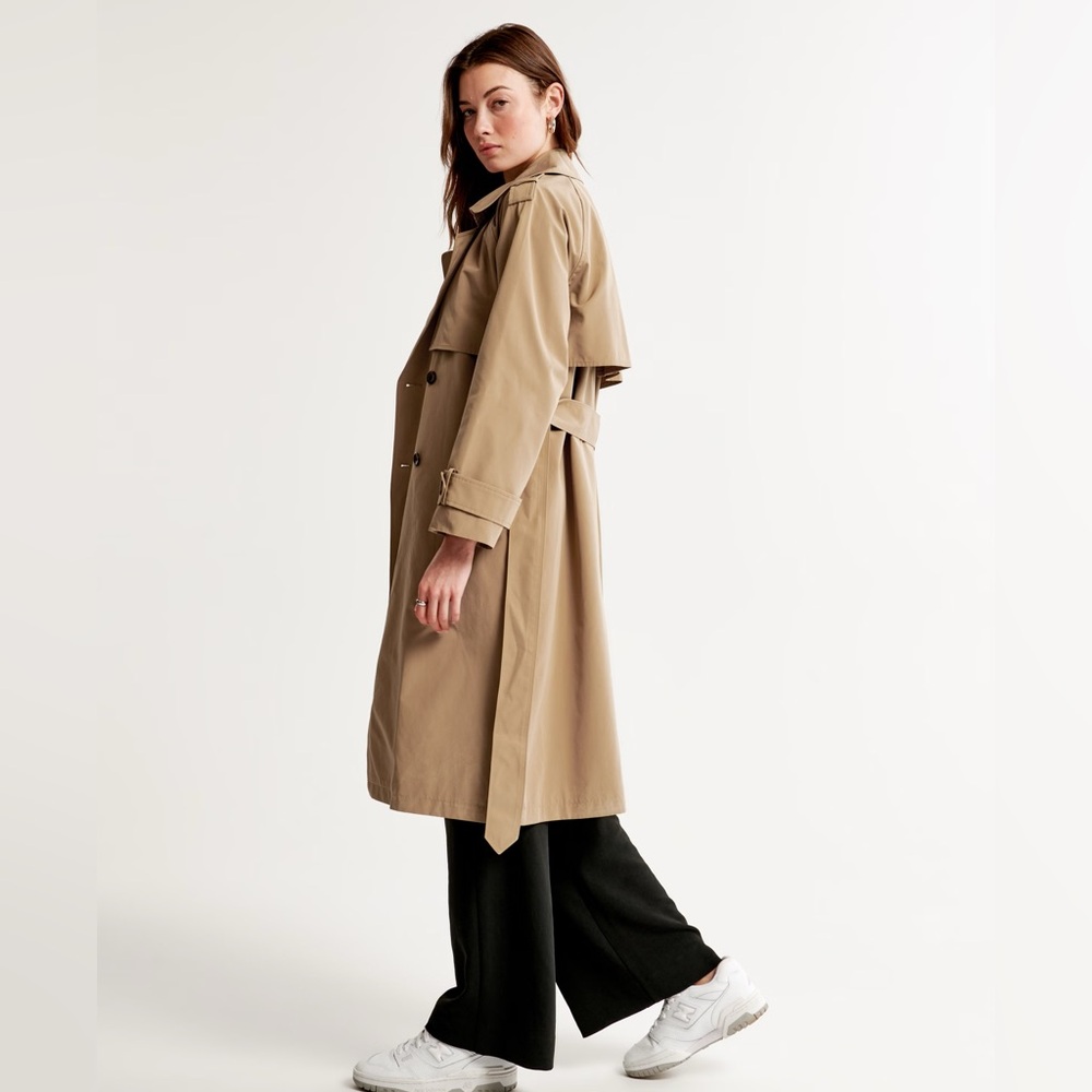 NWOT // Abercrombie - Oversized Trench Coat - Picture 3 of 7